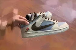  LF Travis Scott x PlayStation x Nike Dunk Low PS5 review marly 02