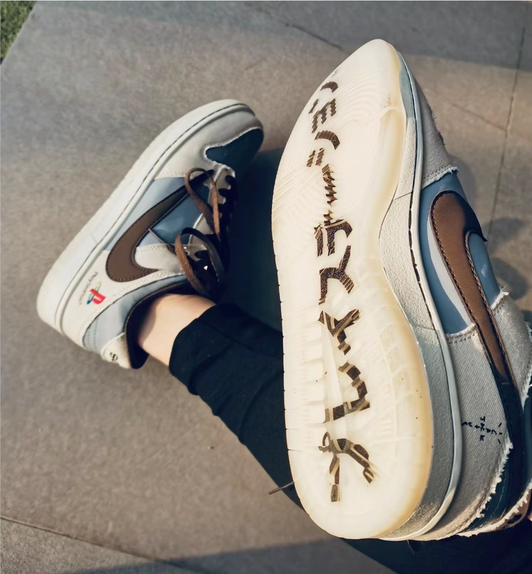  LF Travis Scott x PlayStation x Nike Dunk Low PS5 review SElla