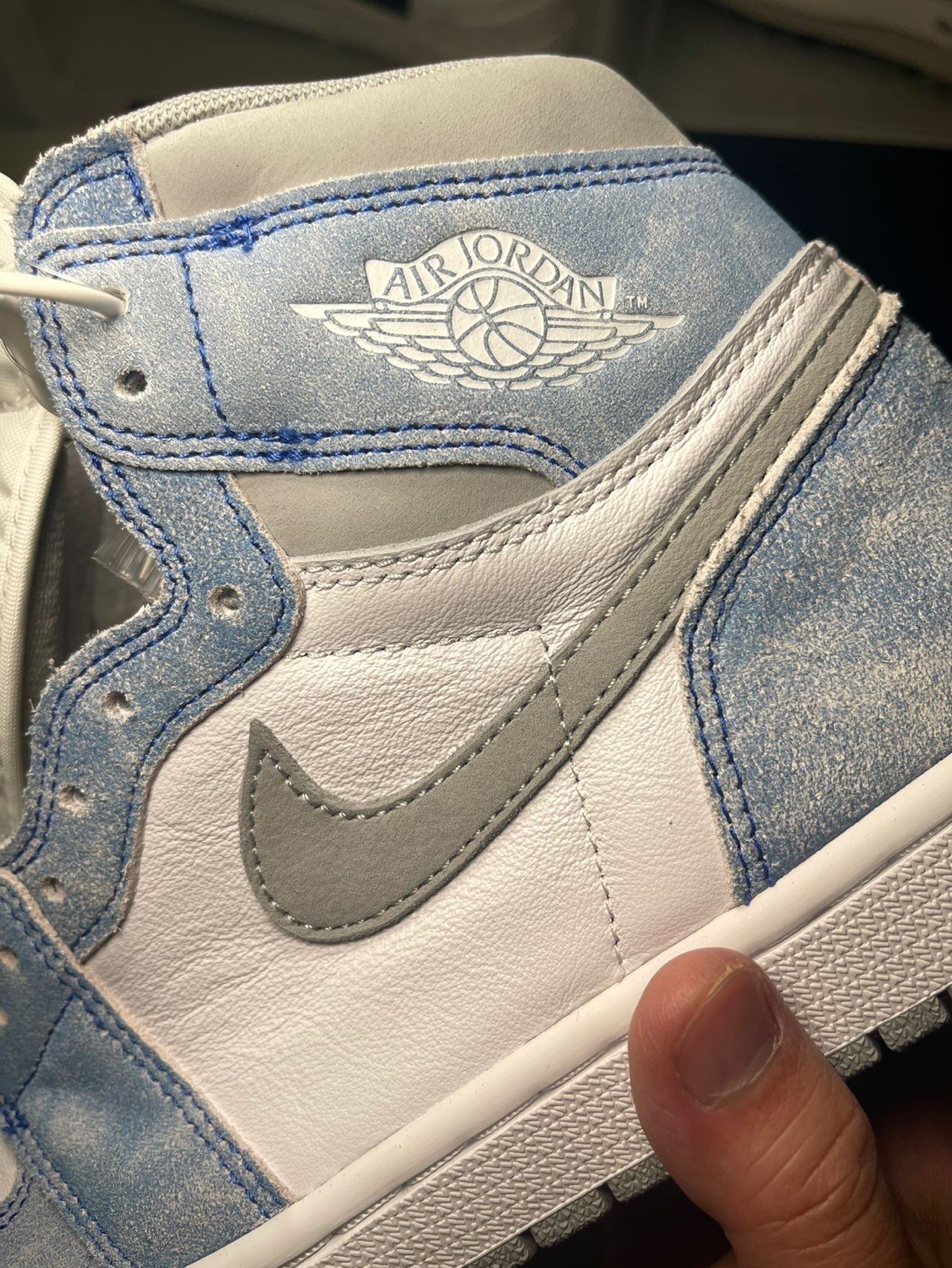 OG Air Jordan 1 High OG GS Wash North Carolan review Jaden