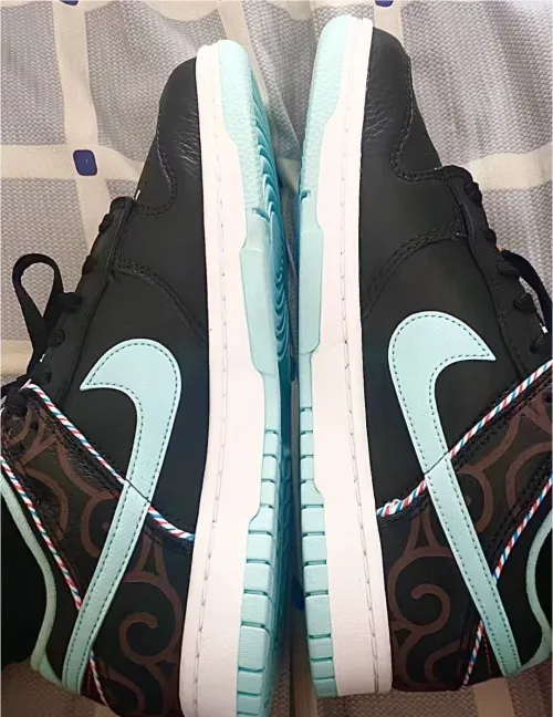 LF Nike Dunk Low Barber Shop - Black review 