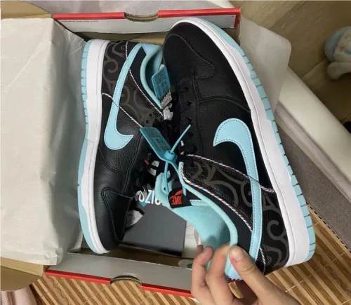 LF Nike Dunk Low Barber Shop - Black review 