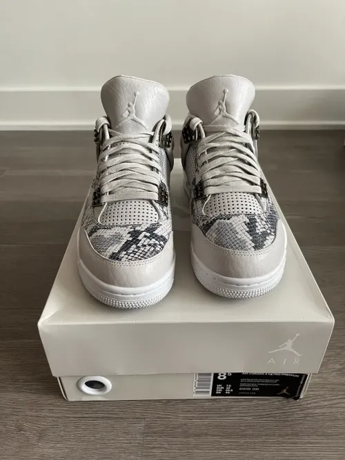 Q4 Batch Air Jordan 4 Premium “Snakeskin” review 