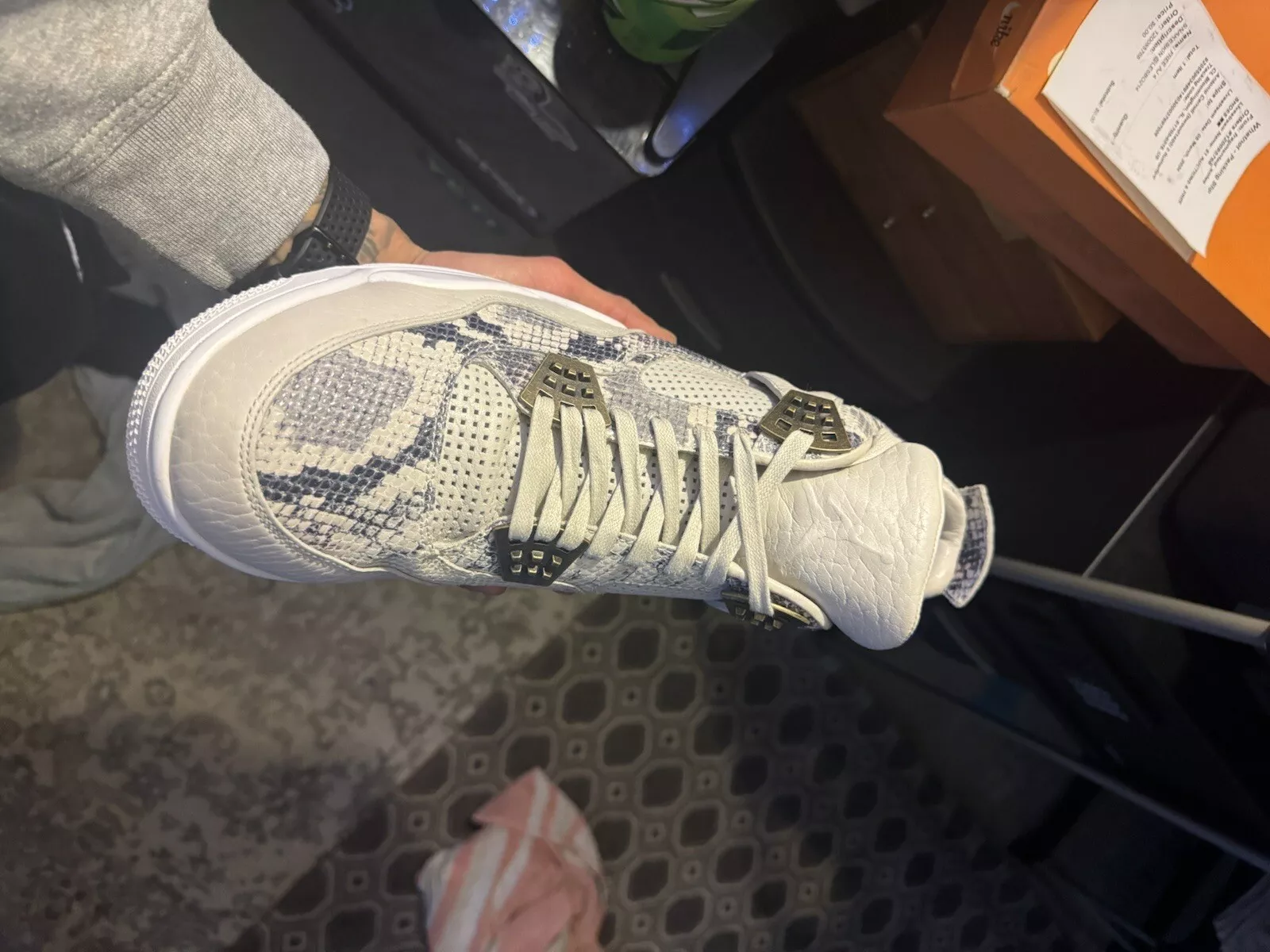 Q4 Batch Air Jordan 4 Premium “Snakeskin” review Drew Allred 02