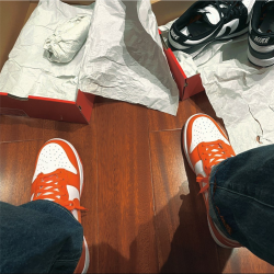  LF  Nike Dunk High Retro Orange Blaze review Bella 01