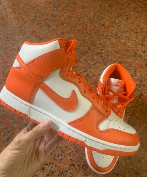  LF  Nike Dunk High Retro Orange Blaze review 