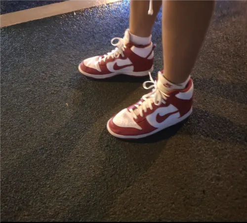  LF  Nike Dunk High Retro Orange Blaze review 
