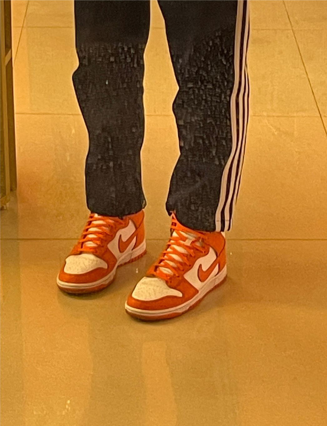  LF  Nike Dunk High Retro Orange Blaze review drefamm