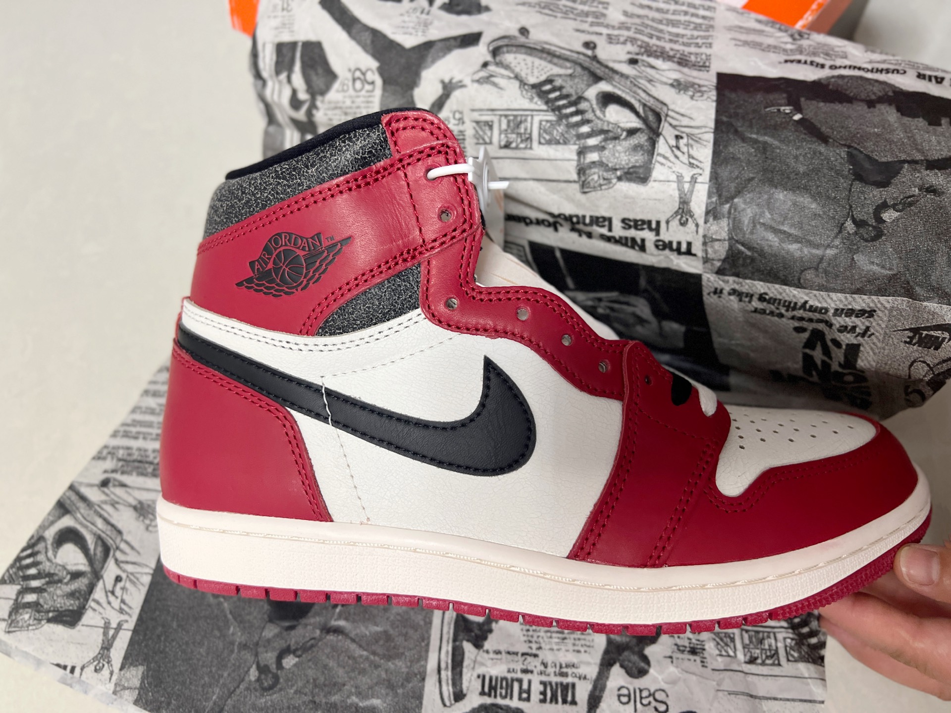 OG Air Jordan 1 High Chicago Reimagined review Lana 01