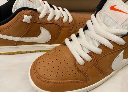 LF Nike SB Dunk Low Pro Iso DK Russet Sail review 