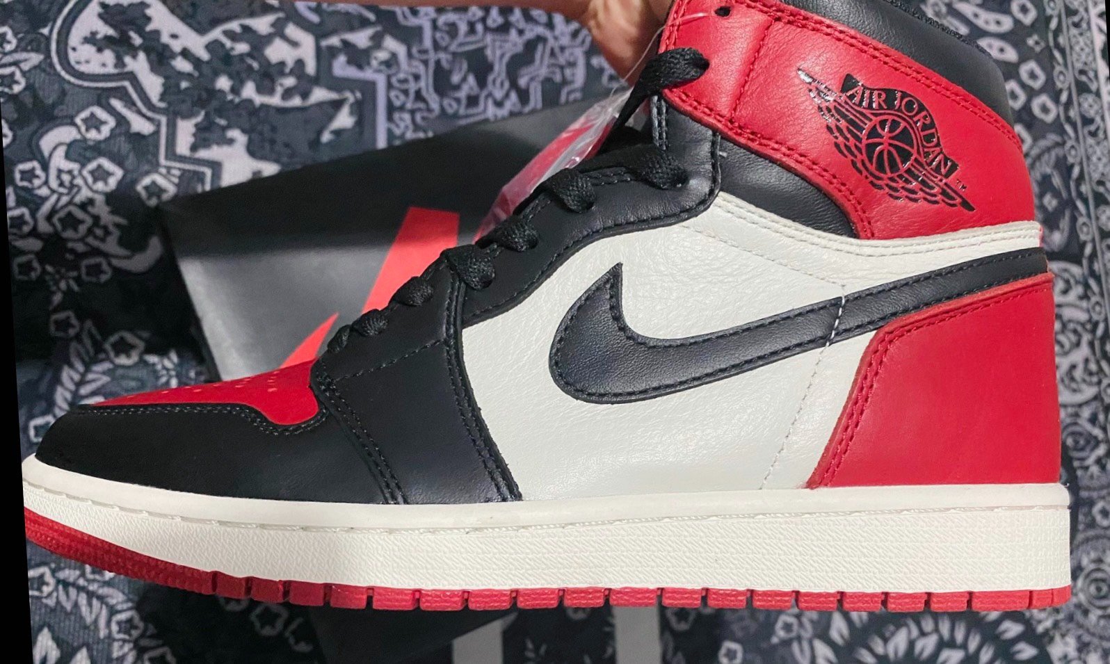 OG Air Jordan 1 High OG Bred Toe review Faye 02