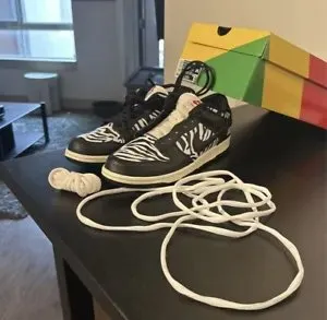 LF Quartersnacks x Nike SB Dunk Low Zebra review 