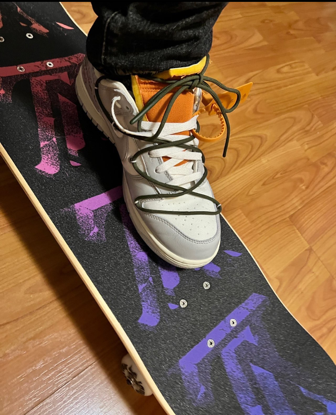 LF OFF WHITE x Nike Dunk SB Low The 50 NO.45 review 0