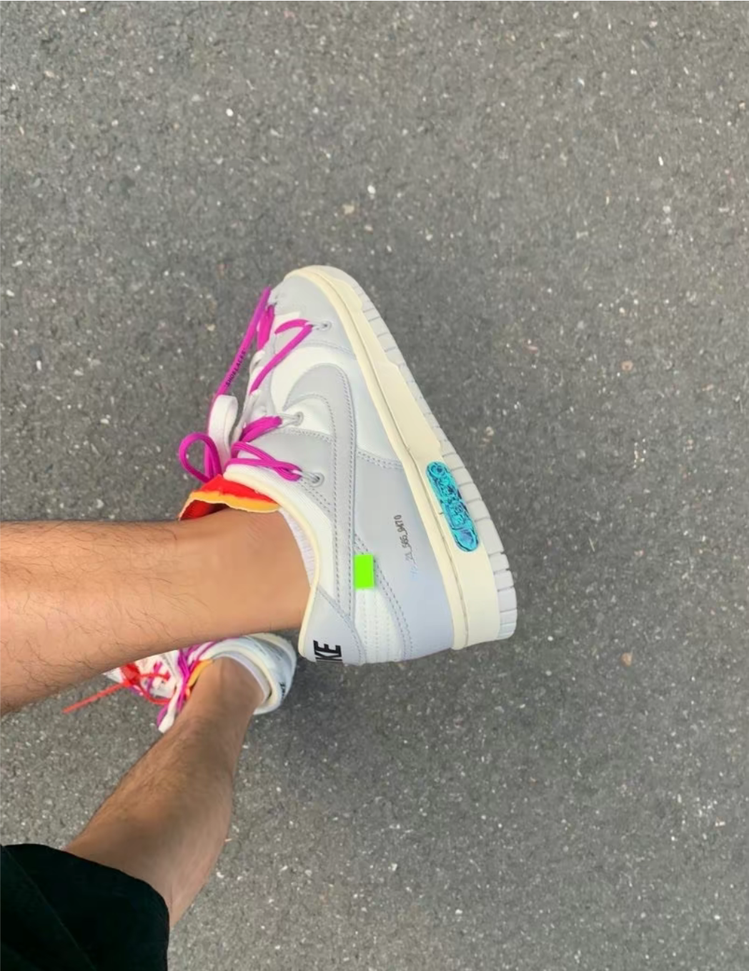 LF OFF WHITE x Nike Dunk SB Low The 50 NO.45 review 0