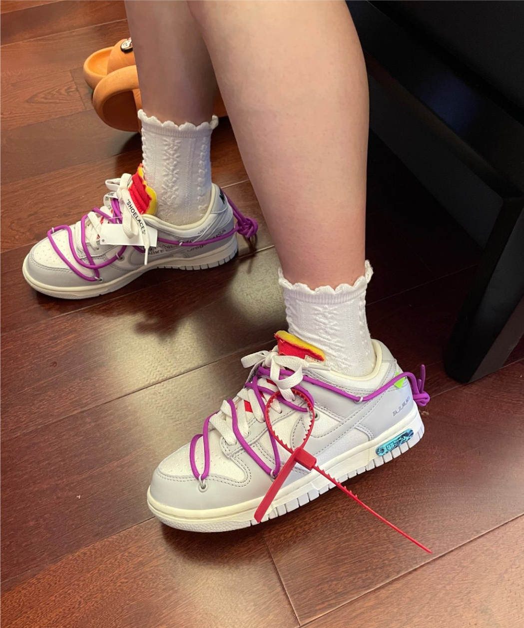 LF OFF WHITE x Nike Dunk SB Low The 50 NO.45 review 0