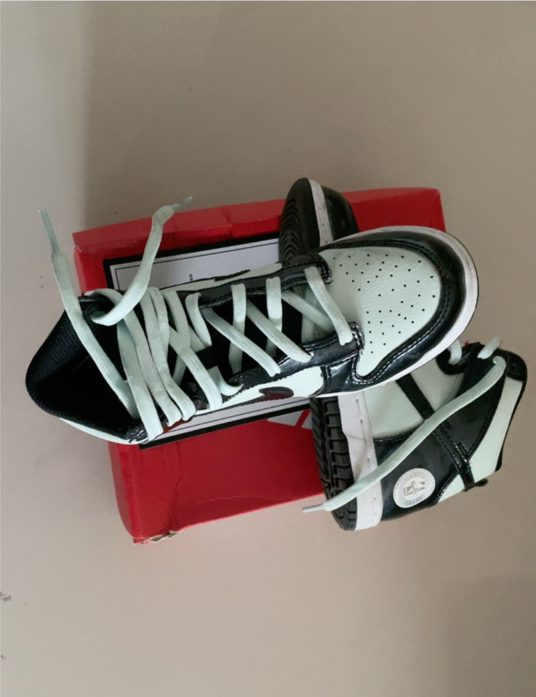 LF Nike Dunk High PRM SB Mint Gold Star review bori 02