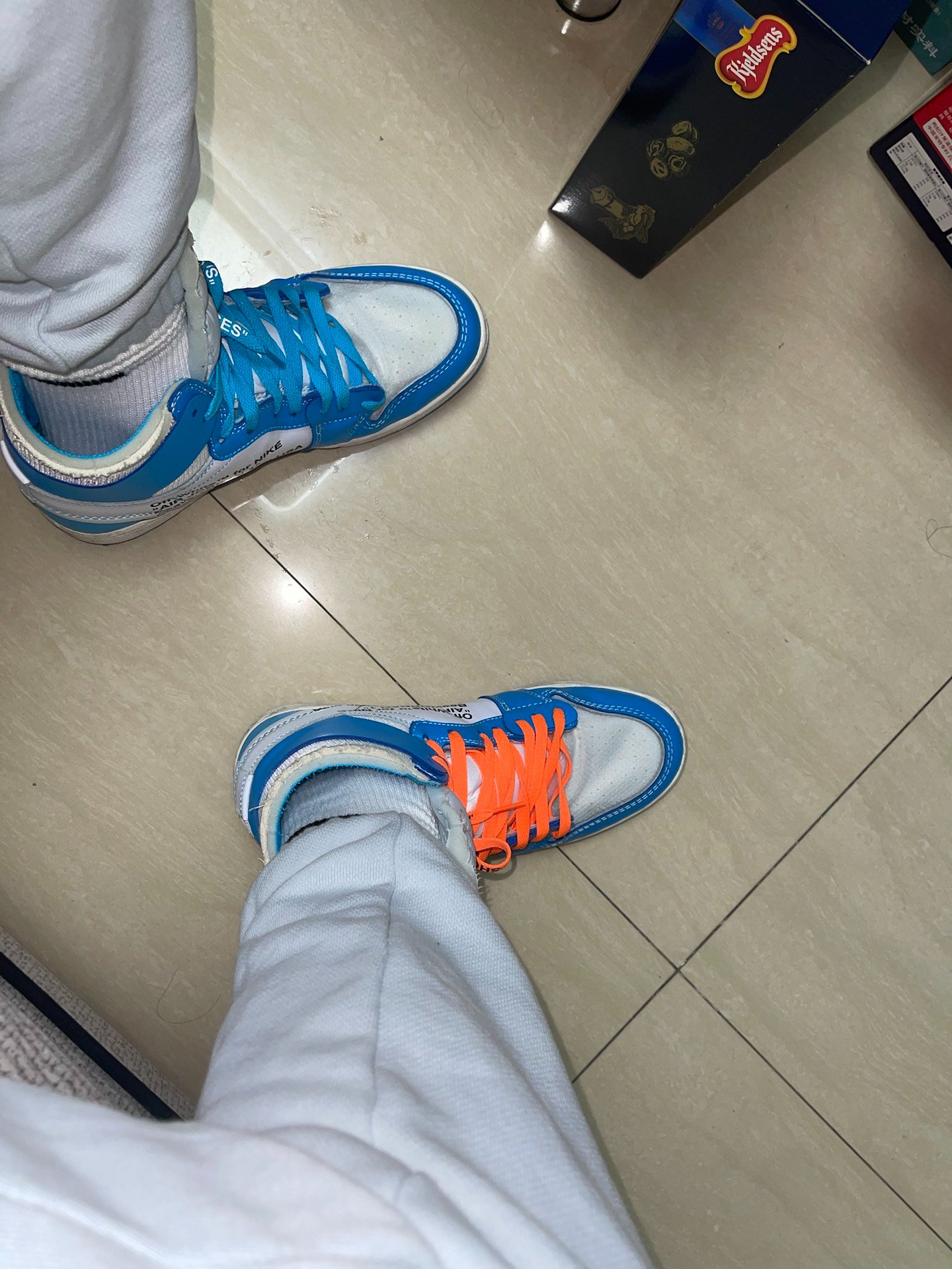 OG Off White x Air Jordan 1 UNC review Leo