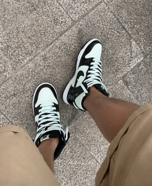 LF Nike Dunk High PRM SB Mint Gold Star review 