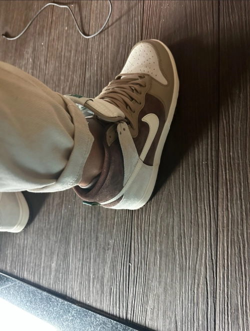 LF Nike Dunk High Light Chocolate review 