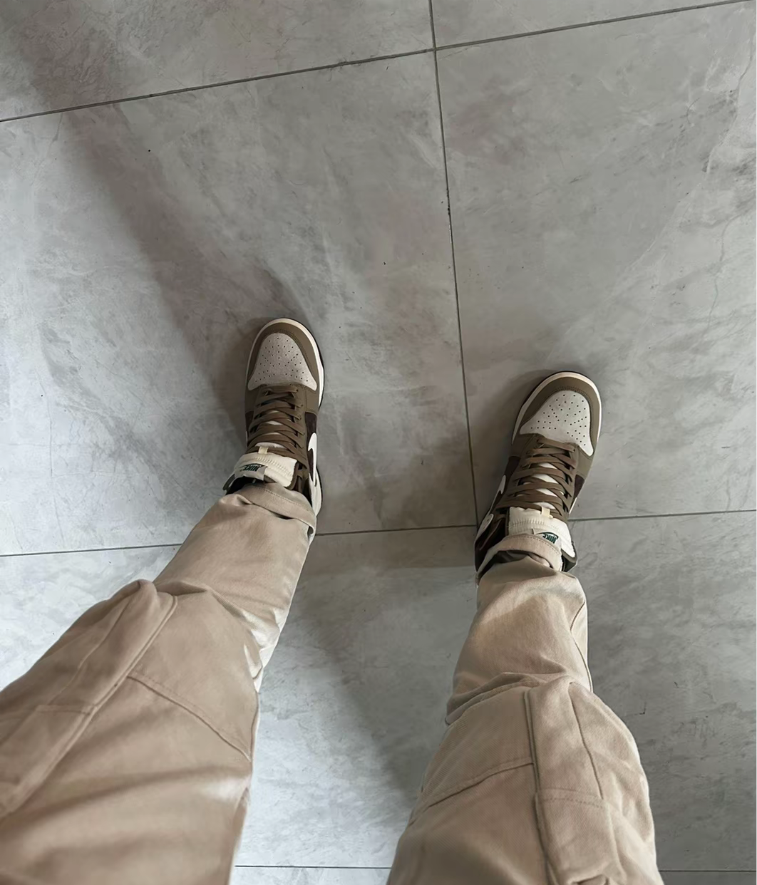 LF Nike Dunk High Light Chocolate review sassah 02