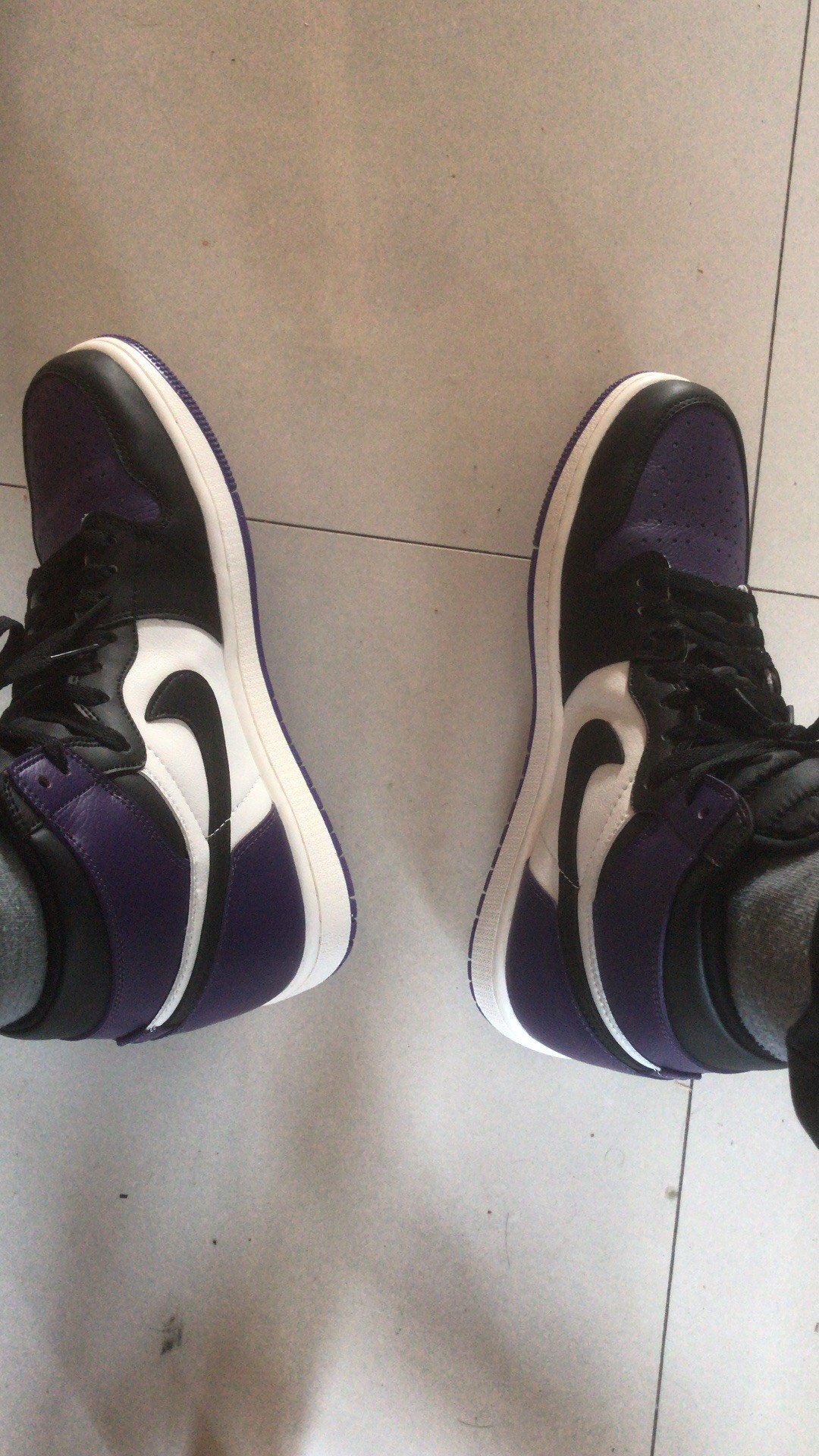  XP Air Jordan 1 OG Hi Retro'Court Purple review Ian