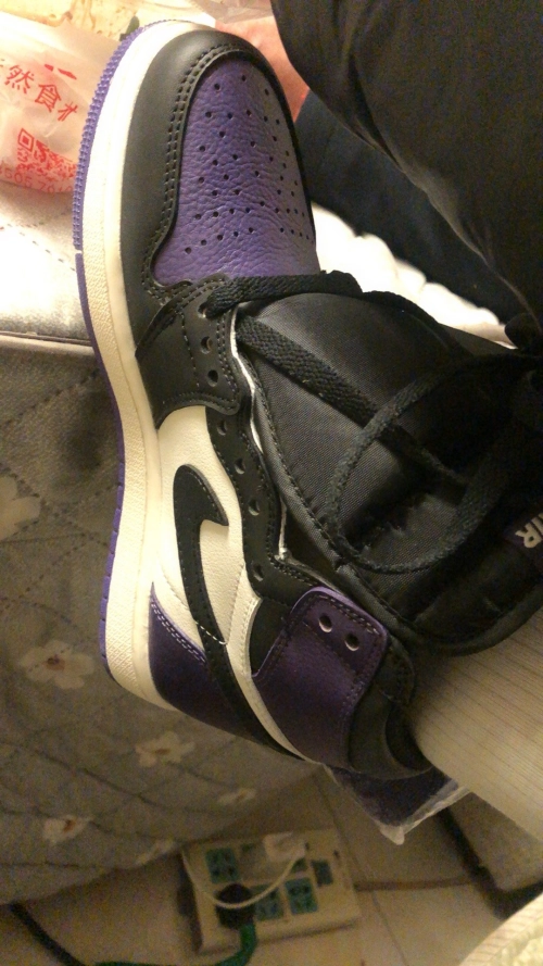 XP Air Jordan 1 OG Hi Retro'Court Purple review 