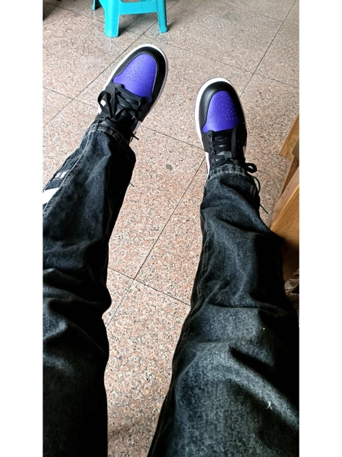  XP Air Jordan 1 OG Hi Retro'Court Purple review 