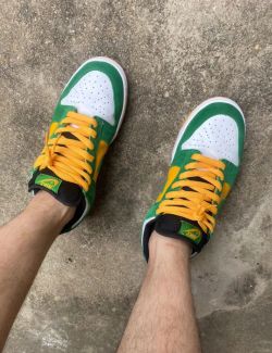 LF Nike Dunk Low Green Yellow review Kamesha Haynes 01
