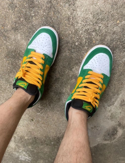 LF Nike Dunk Low Green Yellow review 