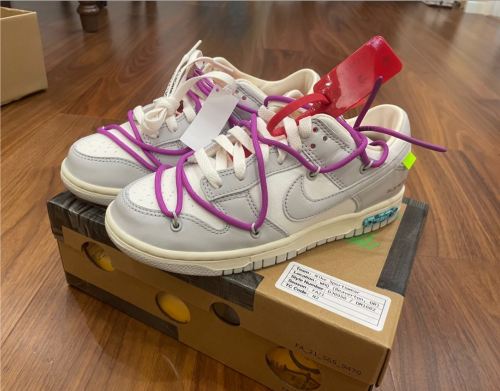 LF OFF WHITE x Nike Dunk SB Low The 50 NO.45 review 