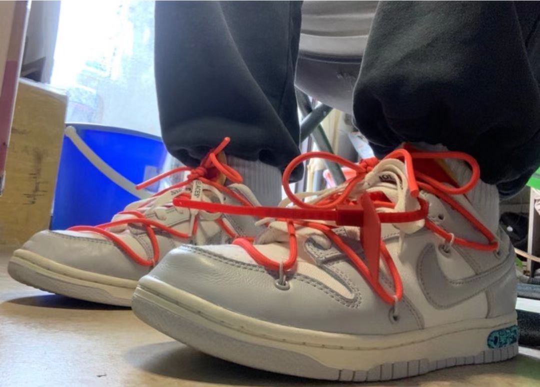 LF OFF WHITE x Nike Dunk SB Low The 50 NO.45 review 0