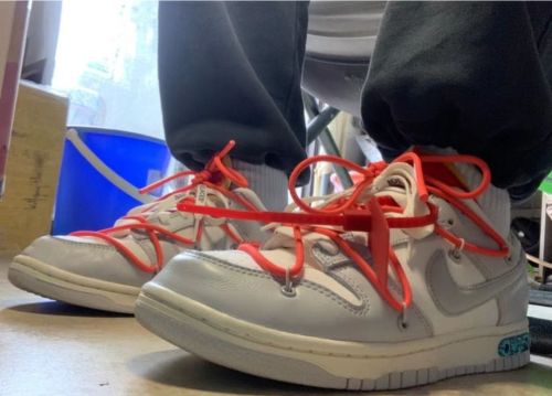 LF OFF WHITE x Nike Dunk SB Low The 50 NO.45 review 