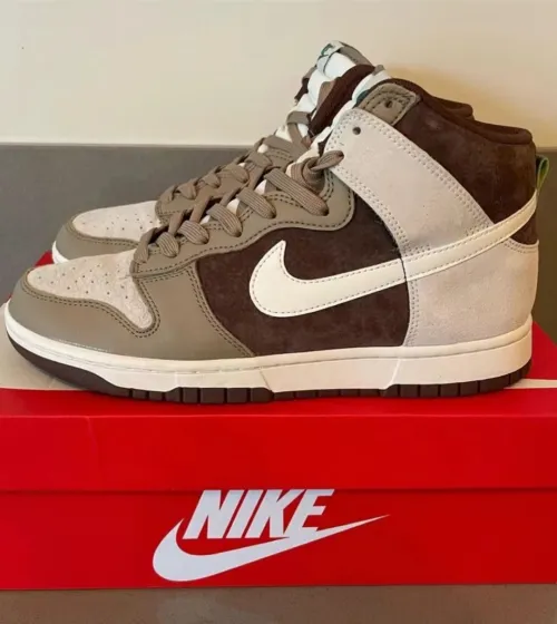 LF Nike Dunk High Light Chocolate review 