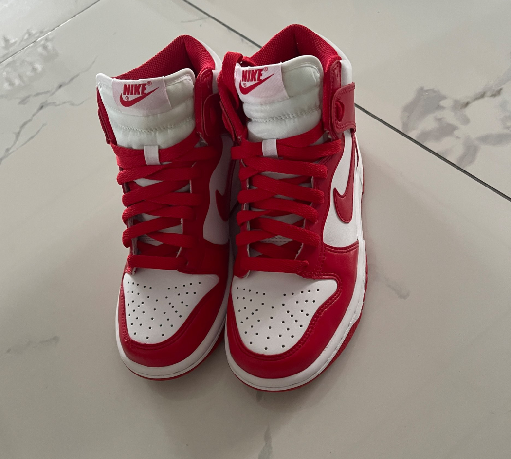 LF Nike Dunk High University Red review Donna 01