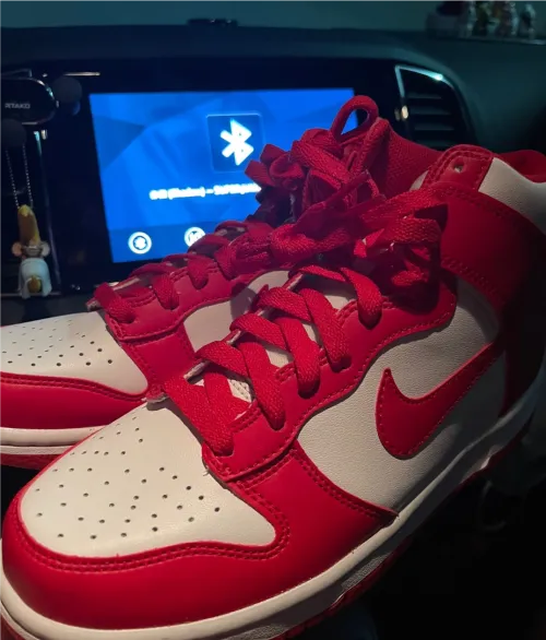 LF Nike Dunk High University Red review 