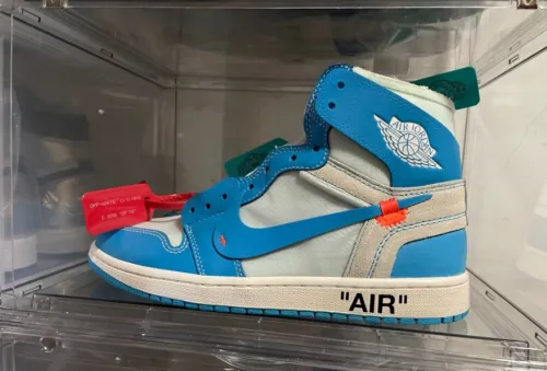 Off White   Off White x Air Jordan 1 “UNC review 
