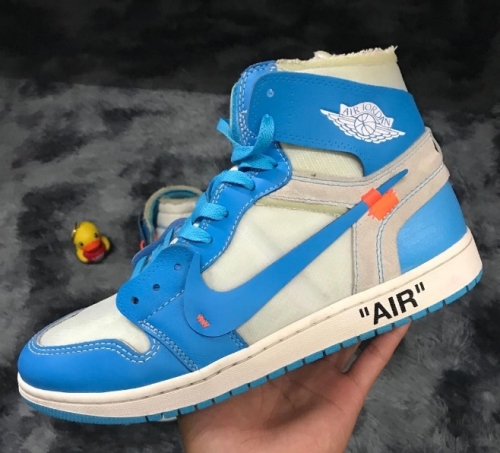 Off White   Off White x Air Jordan 1 “UNC review 