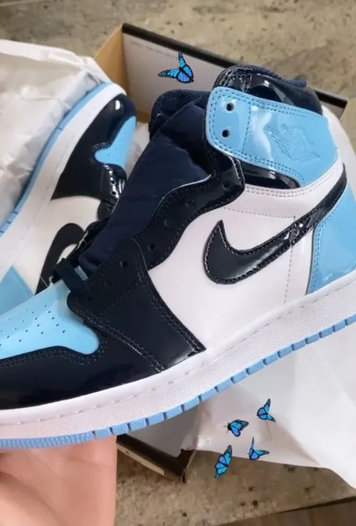  XP Air Jordan 1 Retro High OG “UNC Patent”  review 