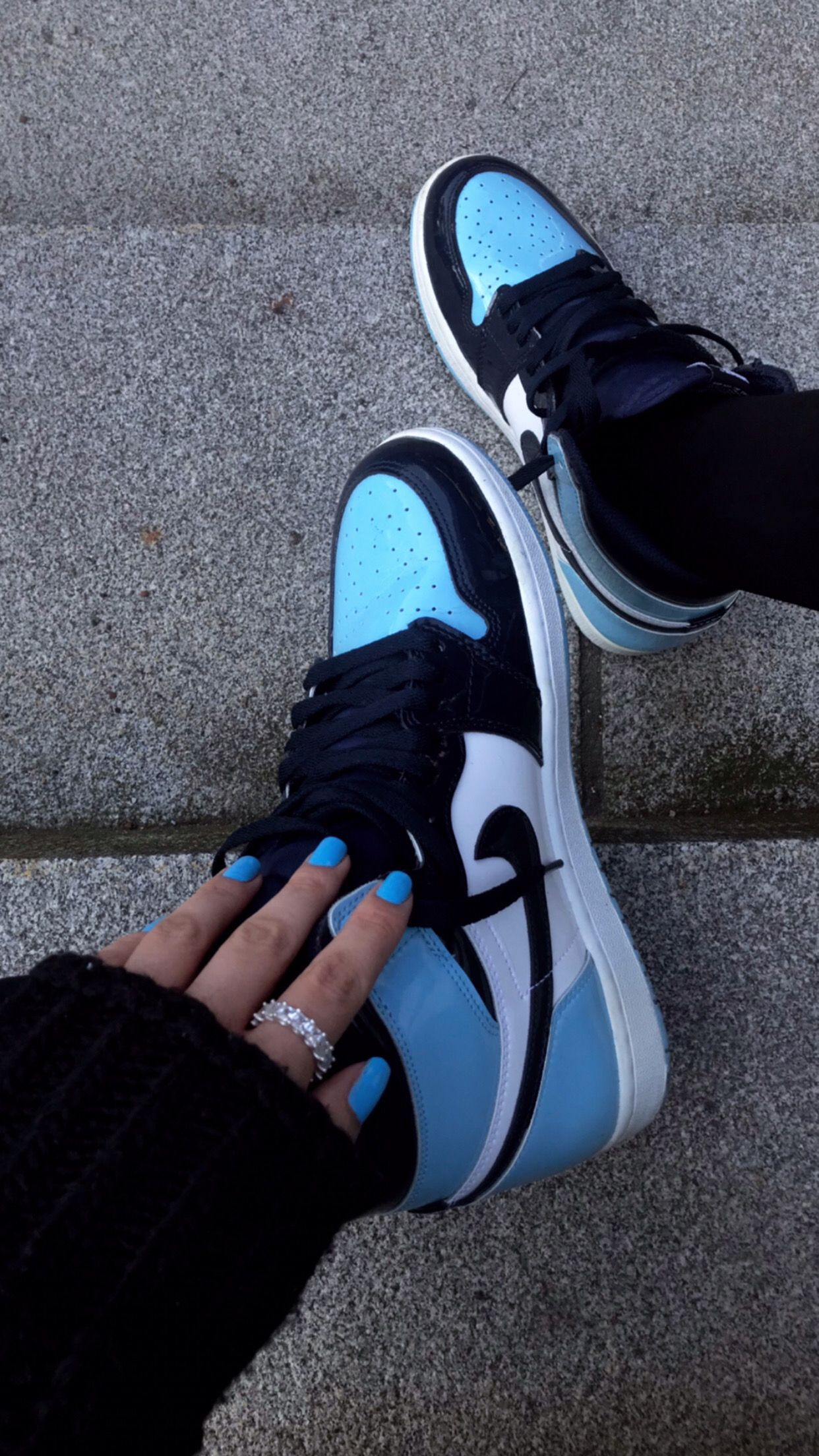  XP Air Jordan 1 Retro High OG “UNC Patent”  review Mia 02