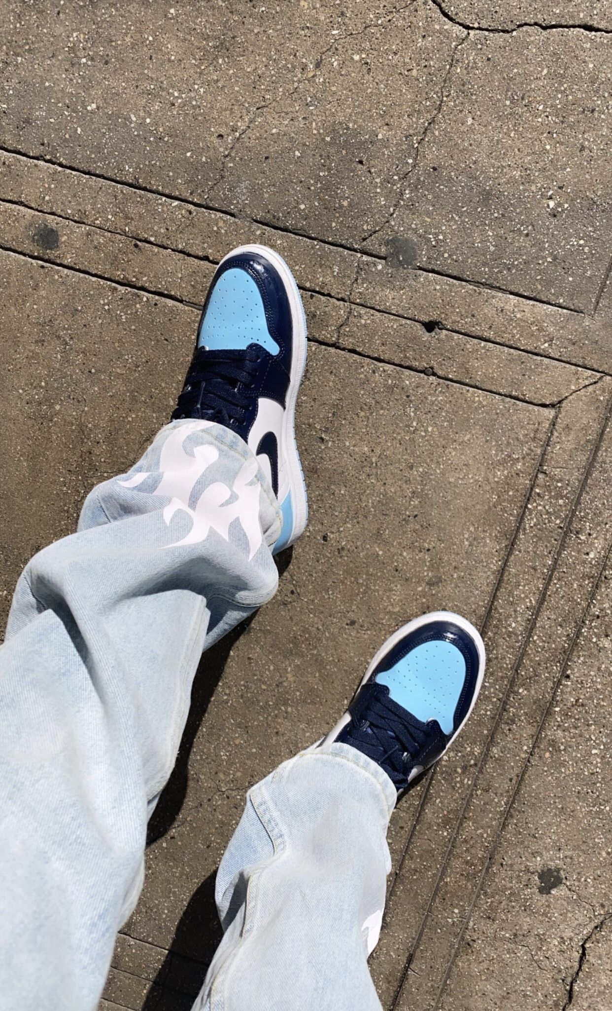  XP Air Jordan 1 Retro High OG “UNC Patent”  review Fiona 01