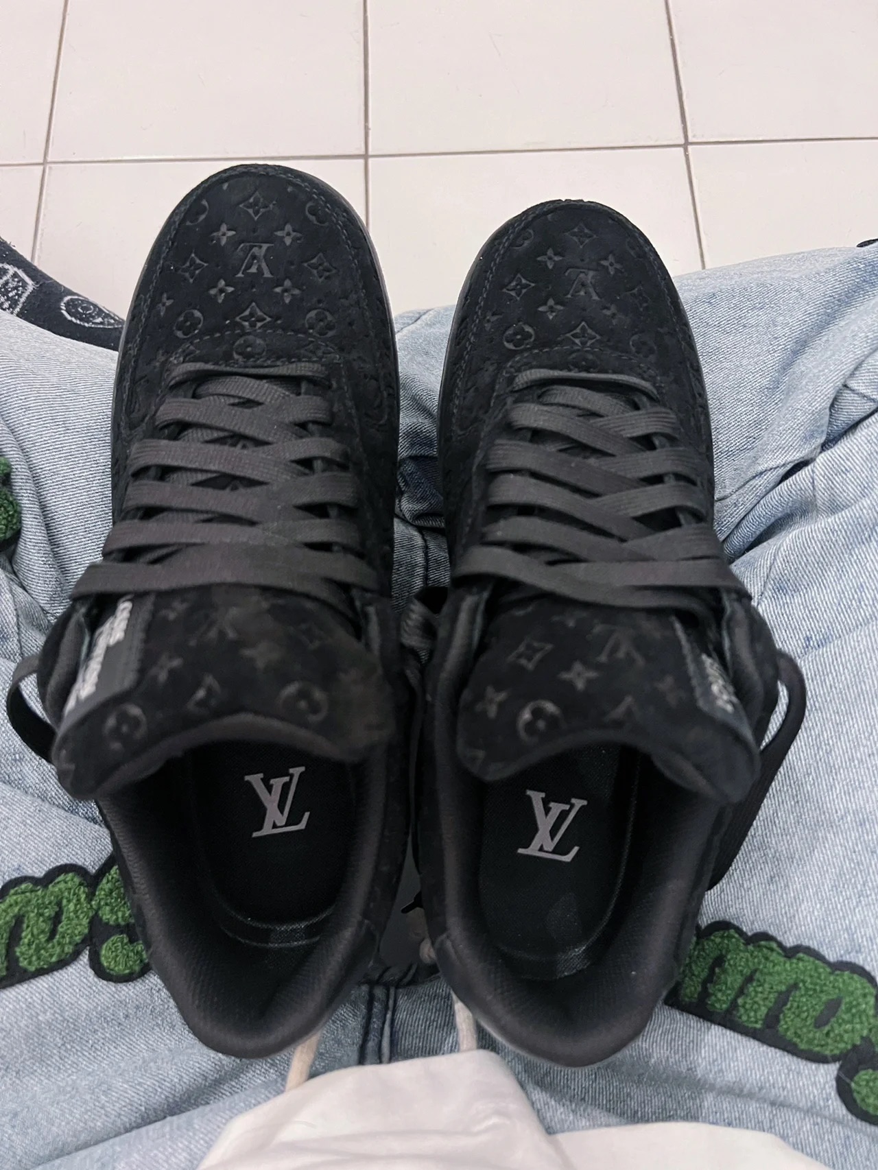 Louis Vuitton x Nike Air Force 1 All Black review jason dalto