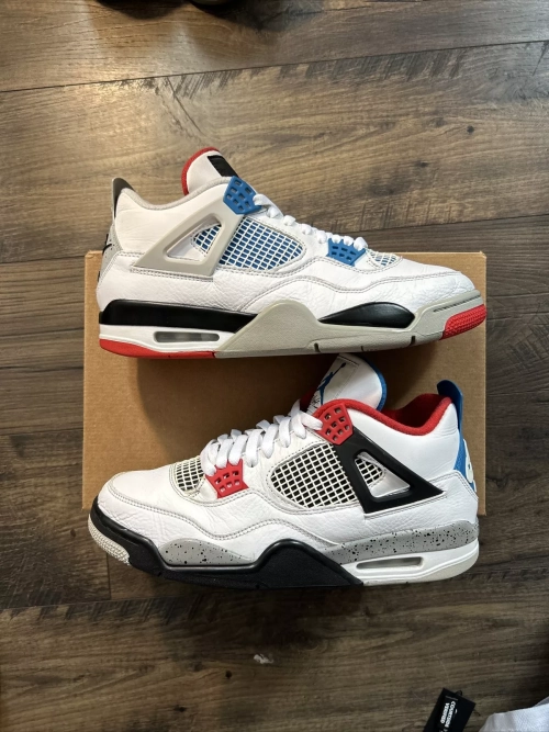 Q4 Batch  Air Jordan 4 Retro“What The” review 