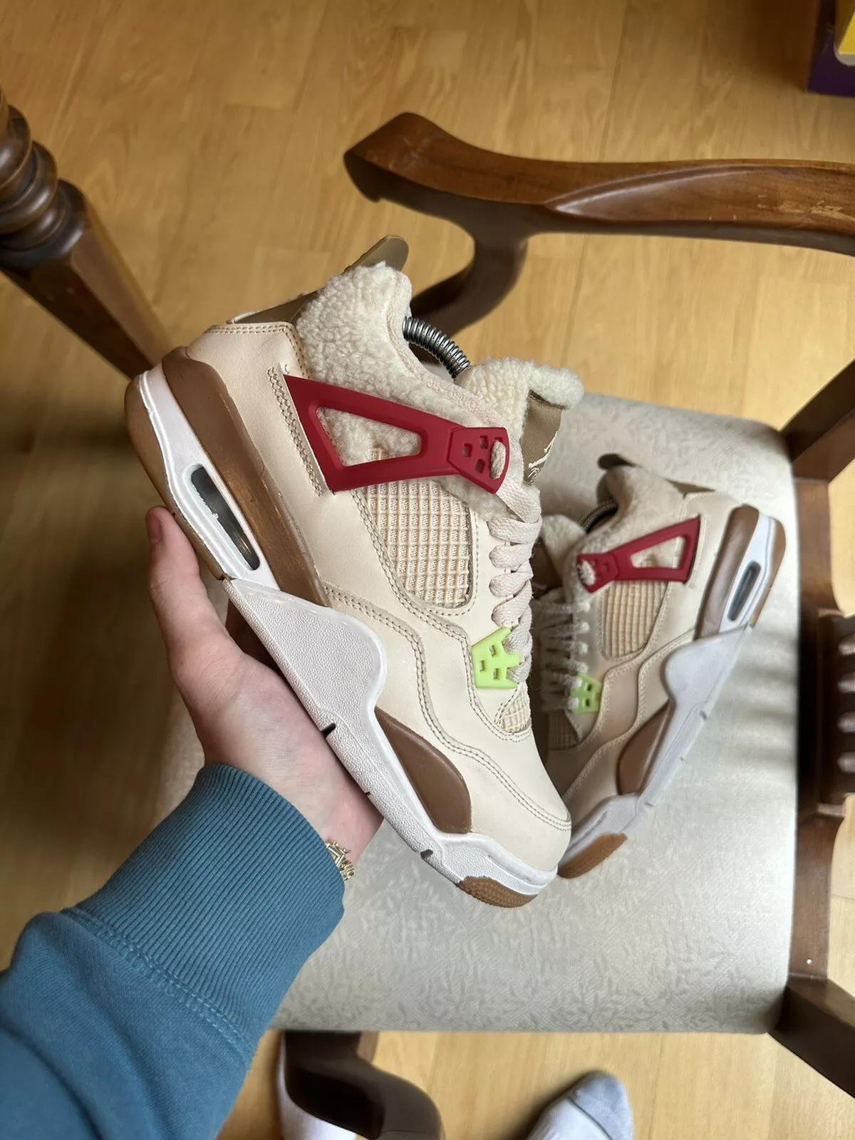 Q4 Batch Air Jordan 4 （GS）Where The Wild Things Are review Peach