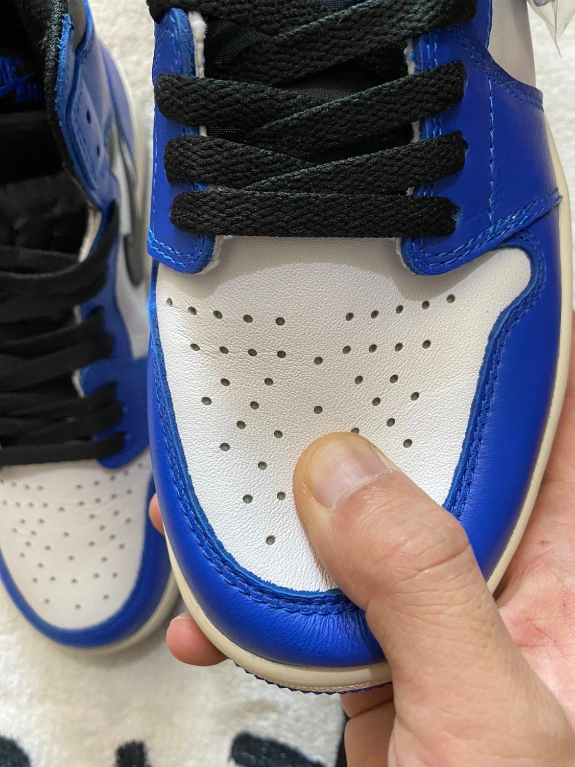 XP   Fragment x Travis Scott x Air Jordan 1 High OG Military review Jade 03