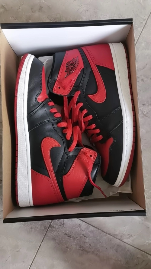 XP Air Jordan 1 High “Banned” Patent Leather isForbidden to Wear review 