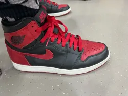 XP Air Jordan 1 High “Banned” Patent Leather isForbidden to Wear review Leo 02