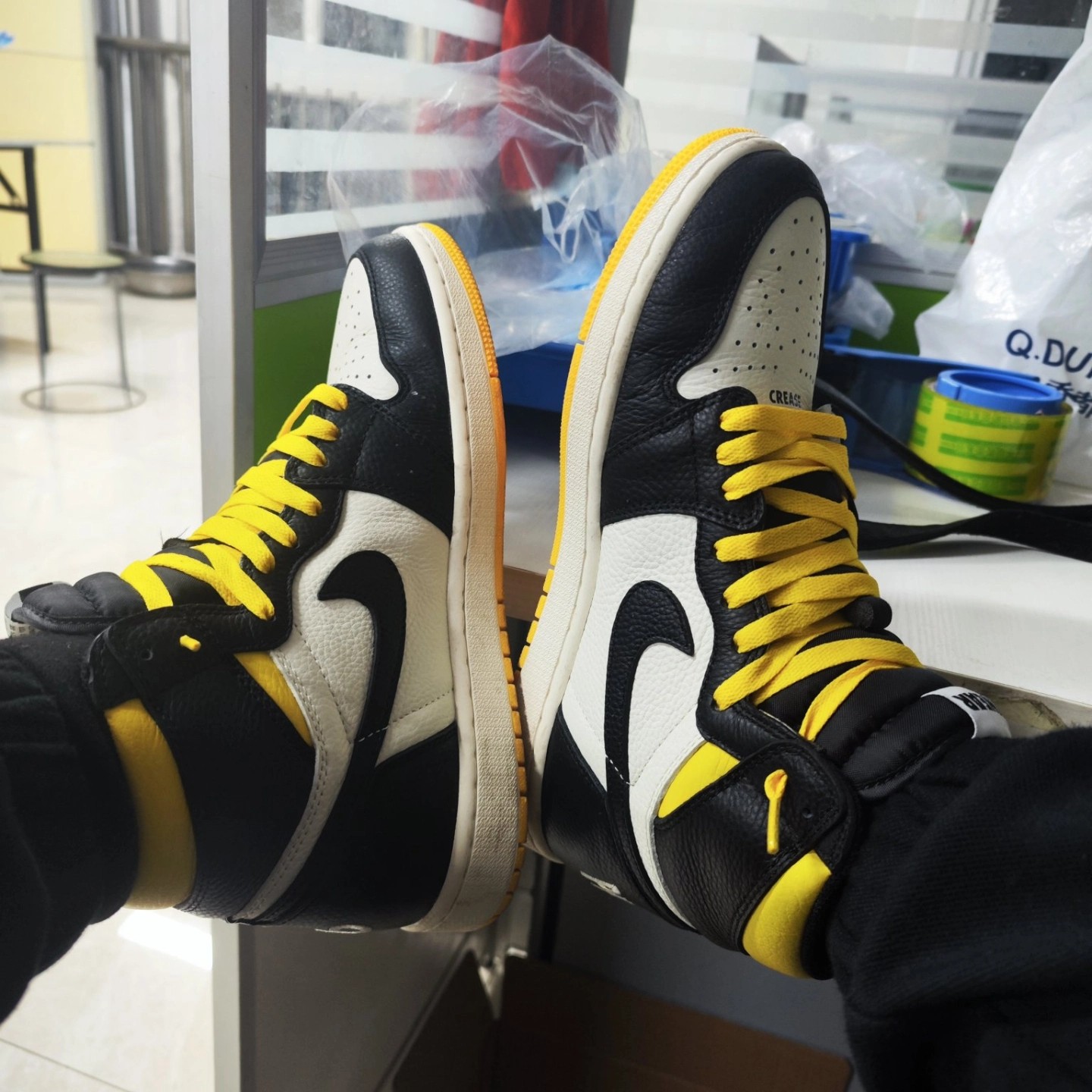 XP Air Jordan 1 NRG OG High “NOT FOR RESALE”Varsity Maize  review Xavier