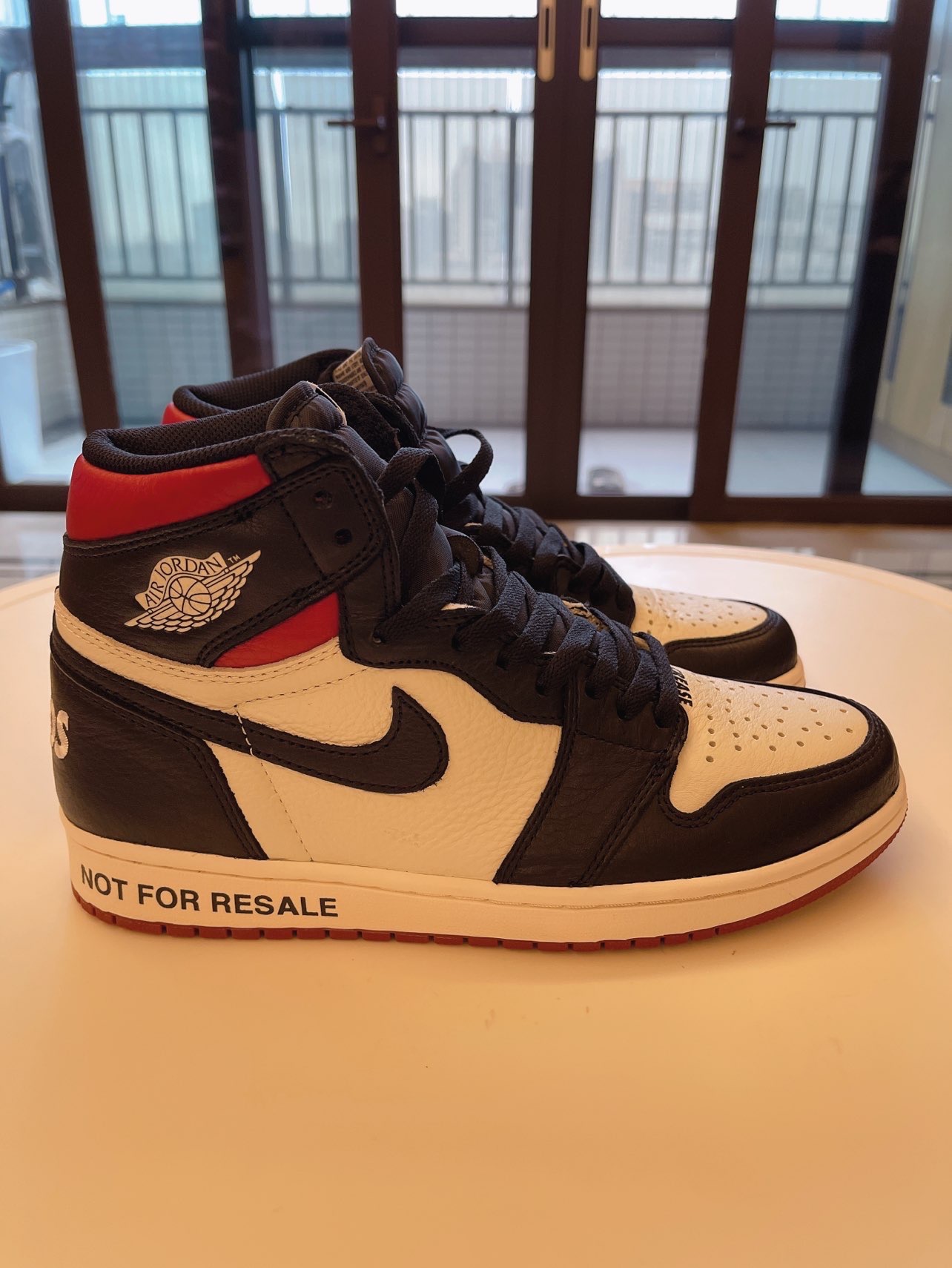 XP Air Jordan 1 NRG OG High “NOT FOR RESALE”Varsity Red  review Abby 01