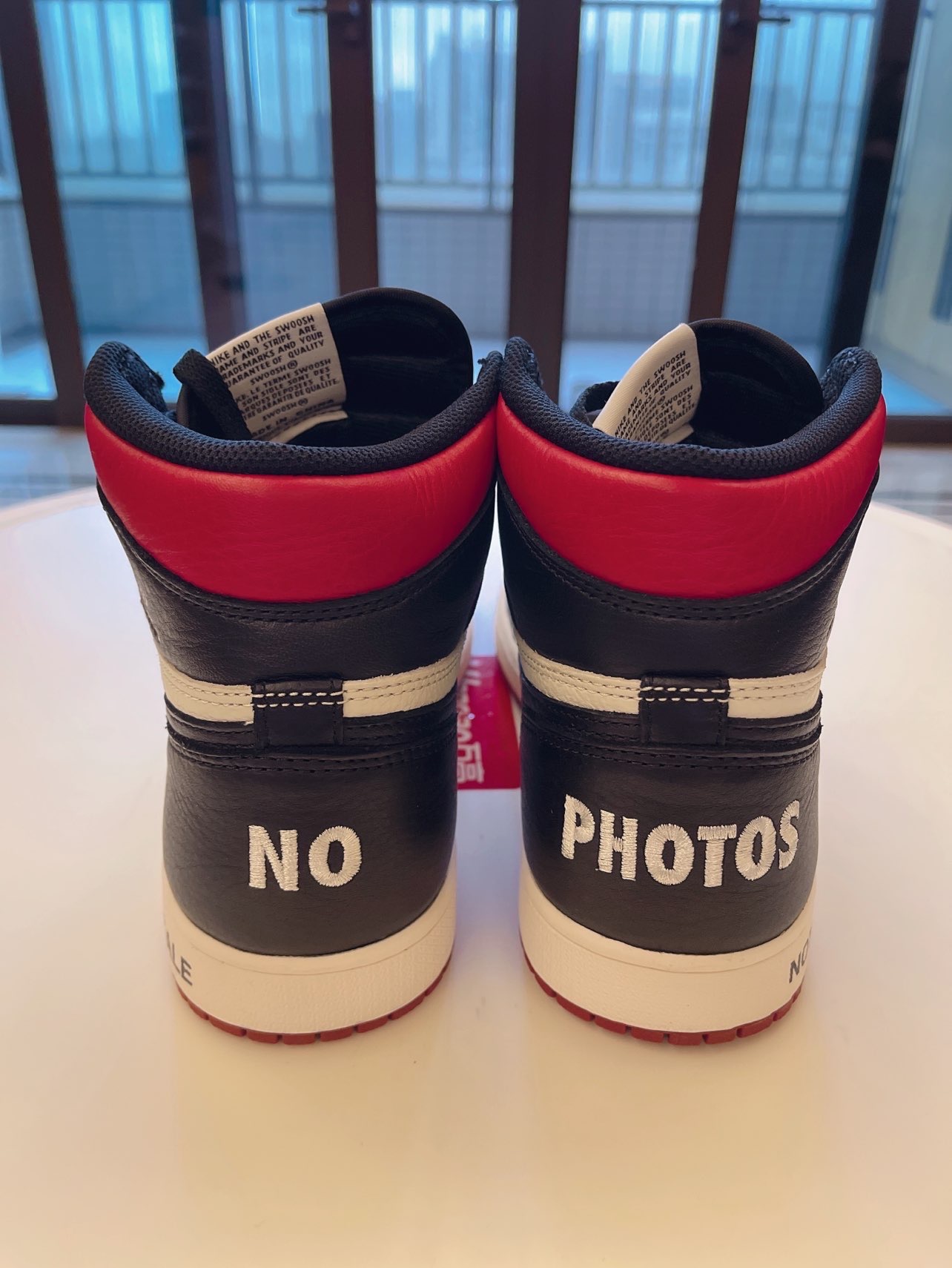 XP Air Jordan 1 NRG OG High “NOT FOR RESALE”Varsity Red  review Abby 02