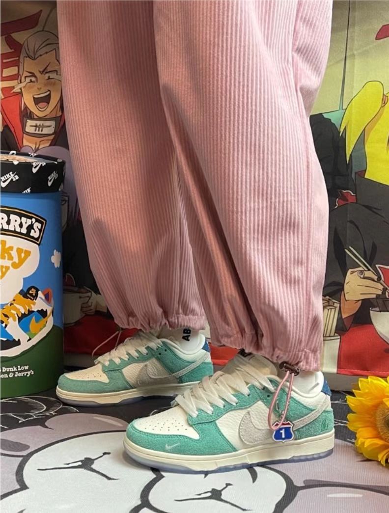 SX Kasina x Nike Dunk Low Neptune Green review jucy