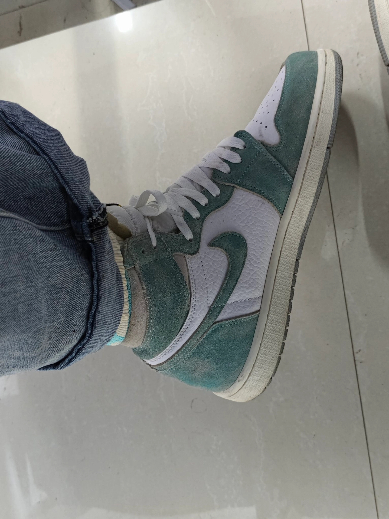 XP Air Jordan 1 OG Hi Retro“Turbo Green”  review Casey 03